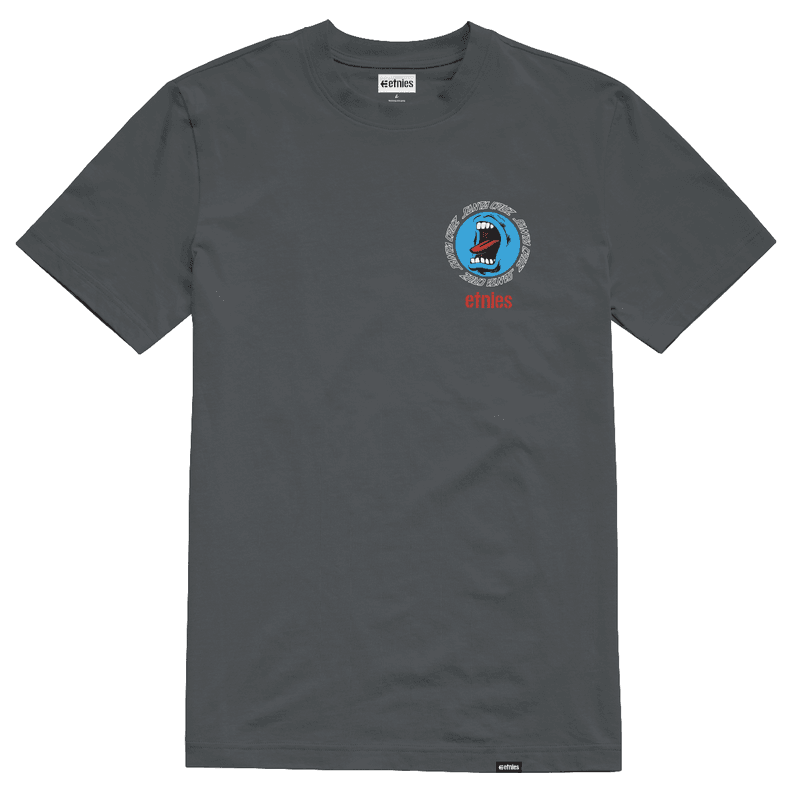 Polera Etnies Screaming Hand Charcoal Gris S