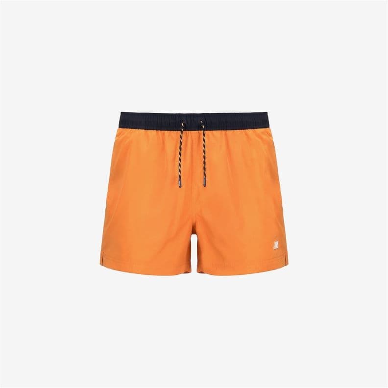 Traje de Bano K-Way Men Hazel Bicolor Orange Naranjo XL