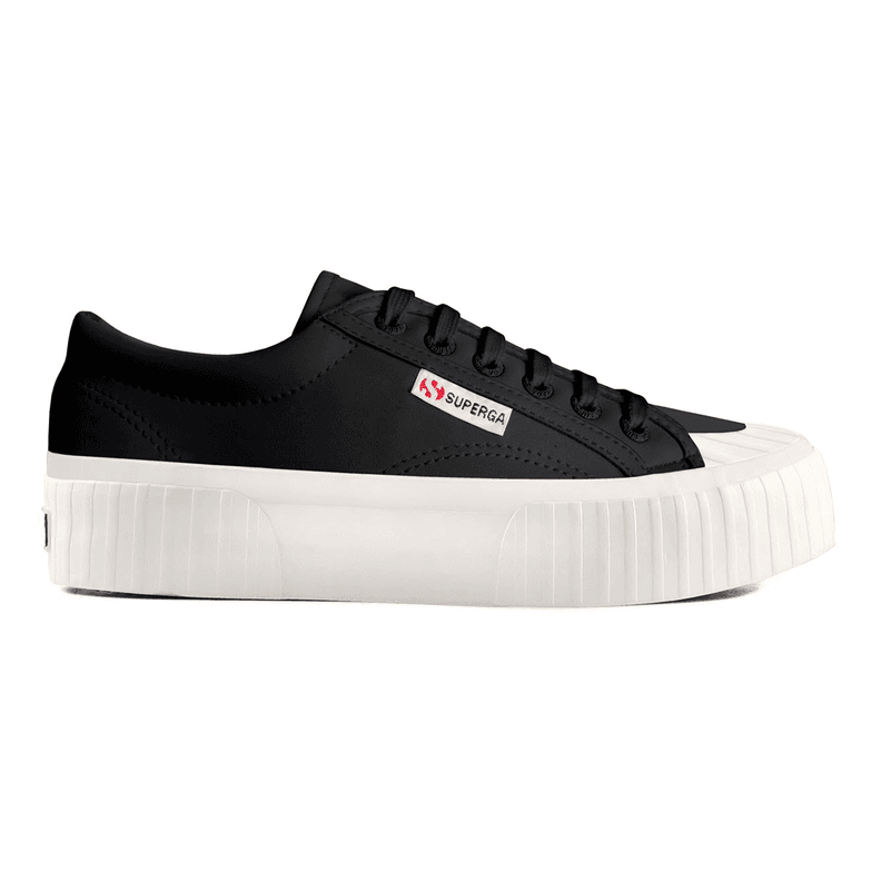 Zapatilla 2631 Strip Platform Vegan Black Negro 39