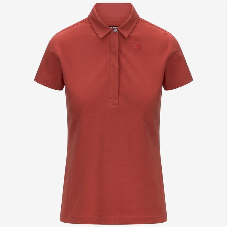 Polera K-Way Women Amedea Pique Red Jasper Rojo L