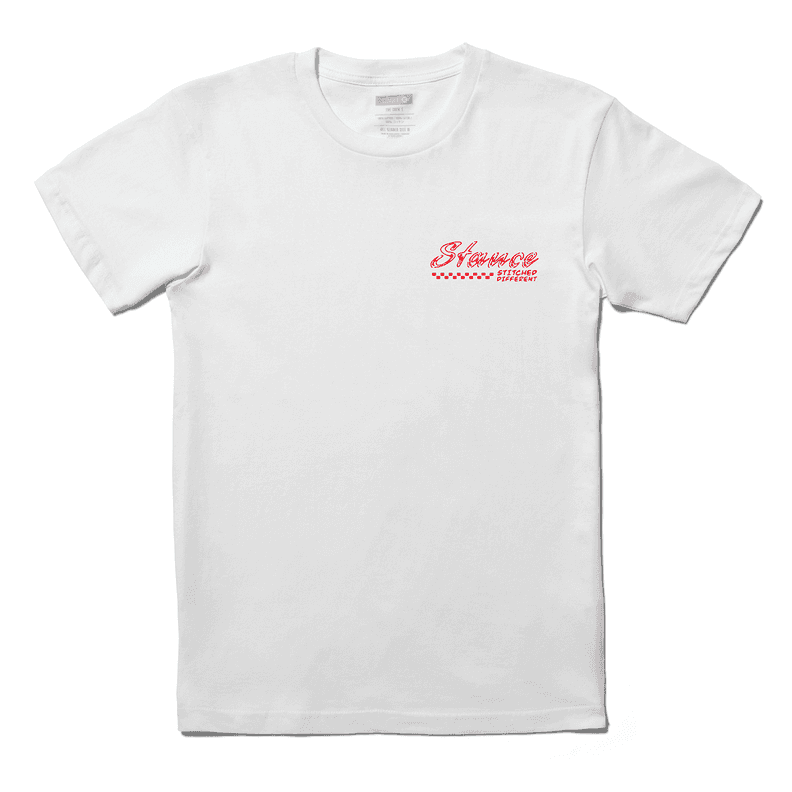Polera Stance Surfer Boy White Blanco XL