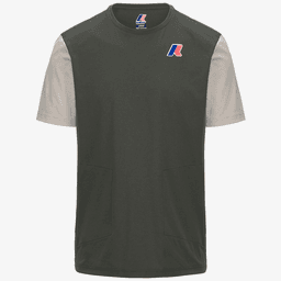 Polera K-Way Leonardo Fioravanti Seril Green Blackish Beige Verde XXL
