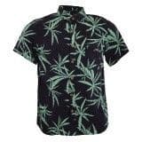 Camisa Kids Black Palm Green Negro 10