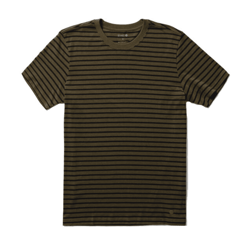Polera Stance Premiere Green Stripes Verde M