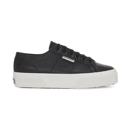Zapatilla 2740 Platform Nappa Black White Negro 38
