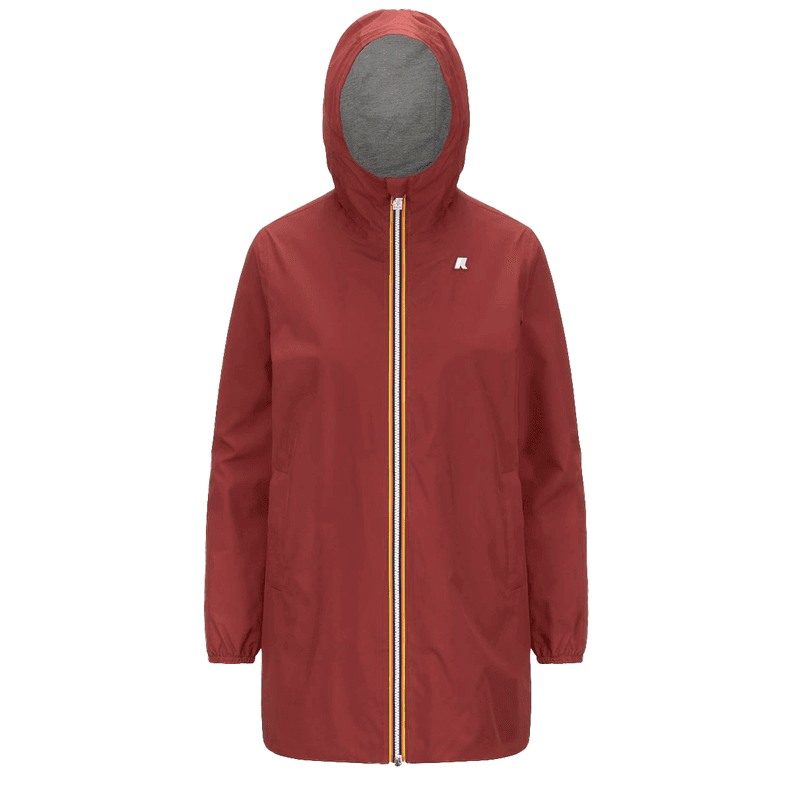 Chaqueta Women Impermeable Sophie Stretch Poly Jersey Red Brownish Rojo 7