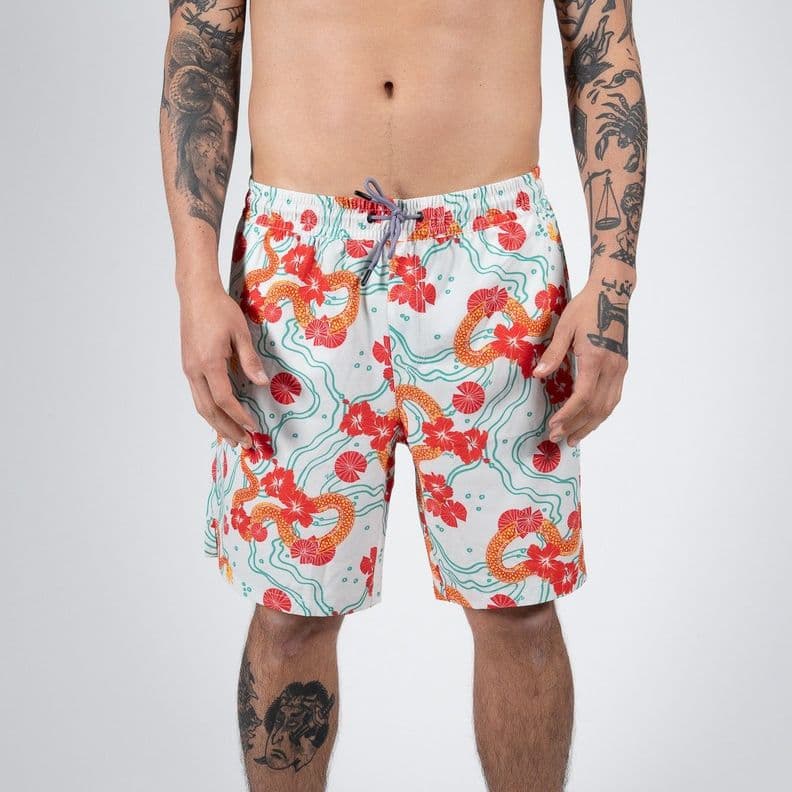 Traje de Bano Reef Men Grey Dragons Gris XL