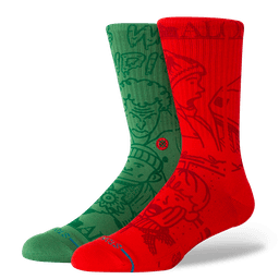 Stance Sock Home Alone Green Red Verde M