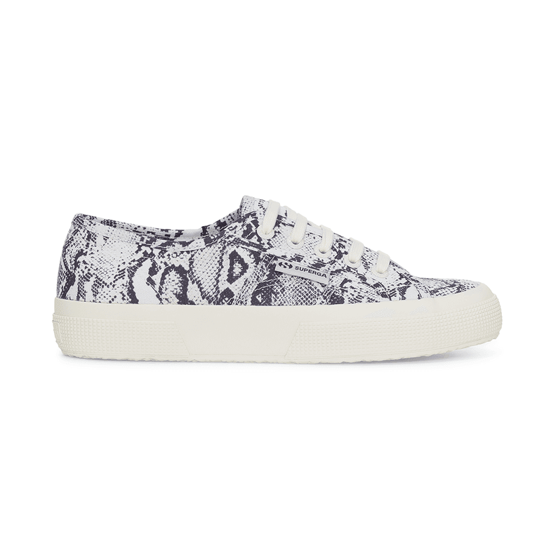 Zapatilla 2750 Print White Avorio Navy Snake Blanco 37