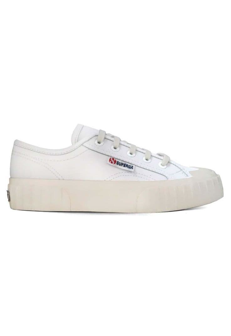 Zapatilla 2630 Stripe Vegan Faux White White Blanco 45