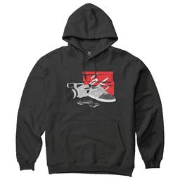 Poleron eS VX Hoodie Black Negro XXL