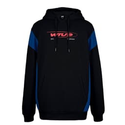 Poleron Whatup Hombre Hoodie Black Blue Red Negro L