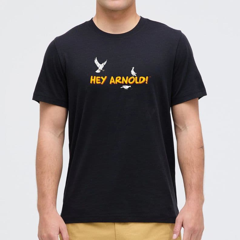 Polera Stance Hey Arnold Stoop Black Negro M