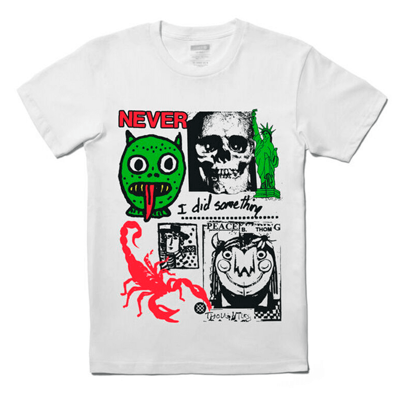 Polera Stance I Did Something White Blanco M