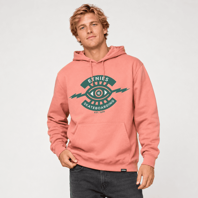 Poleron Jono Wood Hoodie Rose Rosado S