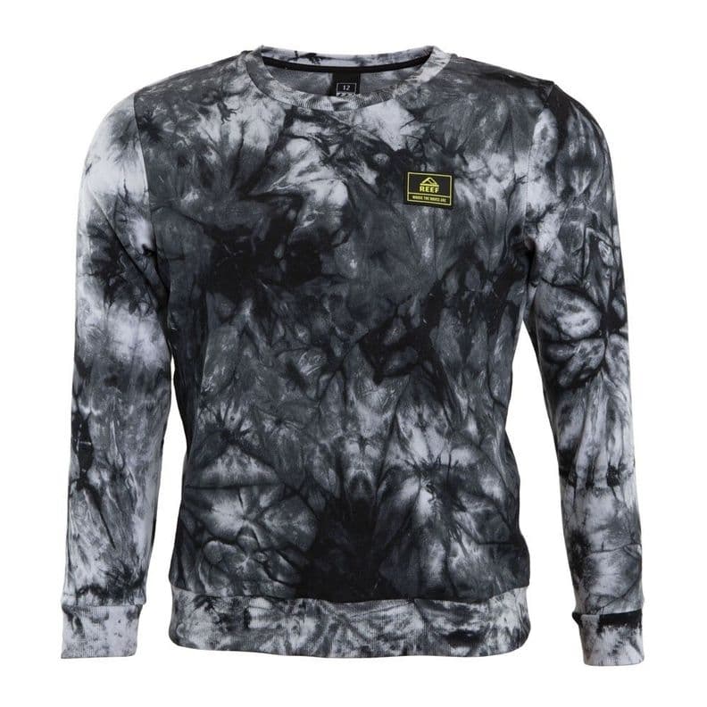 Poleron Kids Crew Tie Dye Black Negro 12