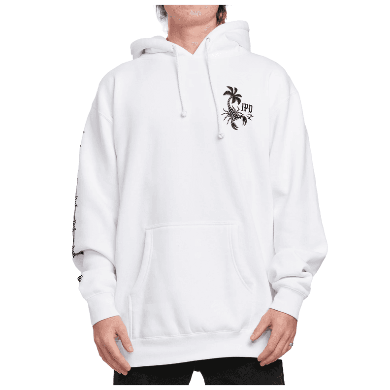 Poleron Hoodie IPD Duality Fleece White Blanco L