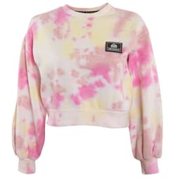 Poleron Girls Crop Pink Yellow Rosado 10