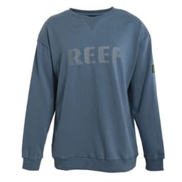 Poleron Men Crew Blue Logo Front Azul L