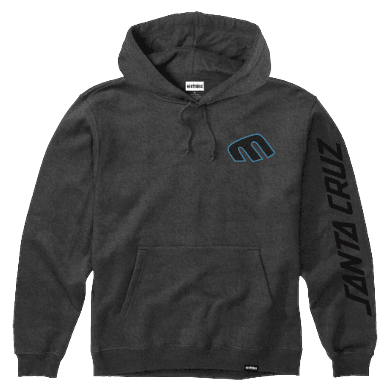 Poleron Etnies Screaming Hand Hoodie Charcoal Gris M