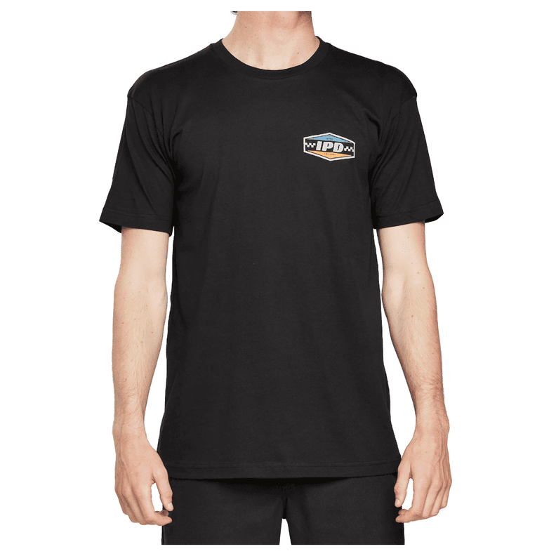 Polera Men IPD Industry Soft Washed Black Negro XL