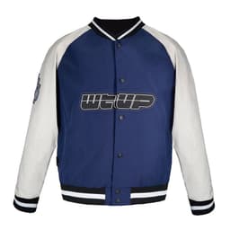 Chaqueta Whatup Hombre Varsity Buttons Blue Azul S