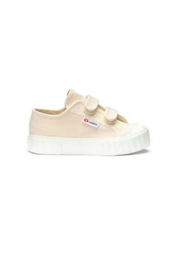 Zapatilla Kids 2630 Stripe Straps Beige Raw Avorio 34
