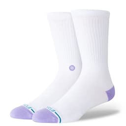 Stance Socks Icon Dot Crew Purple Morado M