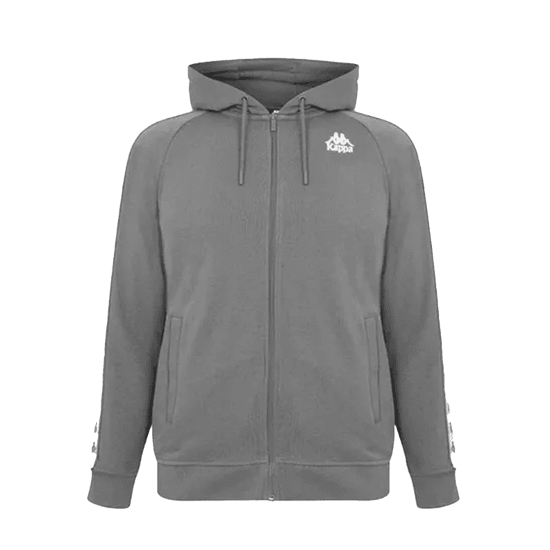 Poleron Men Zipper 222 Banda Zamin 2 Grey Beige Gris L