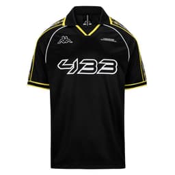 Camiseta Kappa 222 Banda Rombat 433 Oversize Black Negro M
