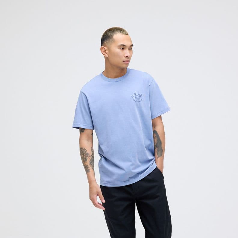 Polera Stance Standard Issue Stone Blue Azul XL