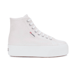 Zapatilla 2708 Hi Top Lame Iridescent Blanco 40