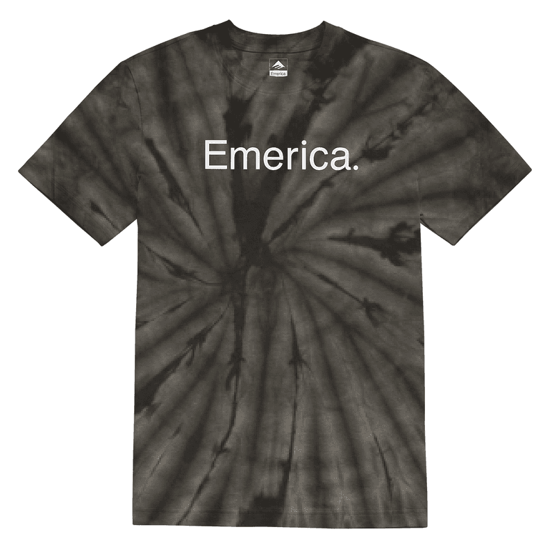 Polera Pure Tiedye Black Grey Negro XXL