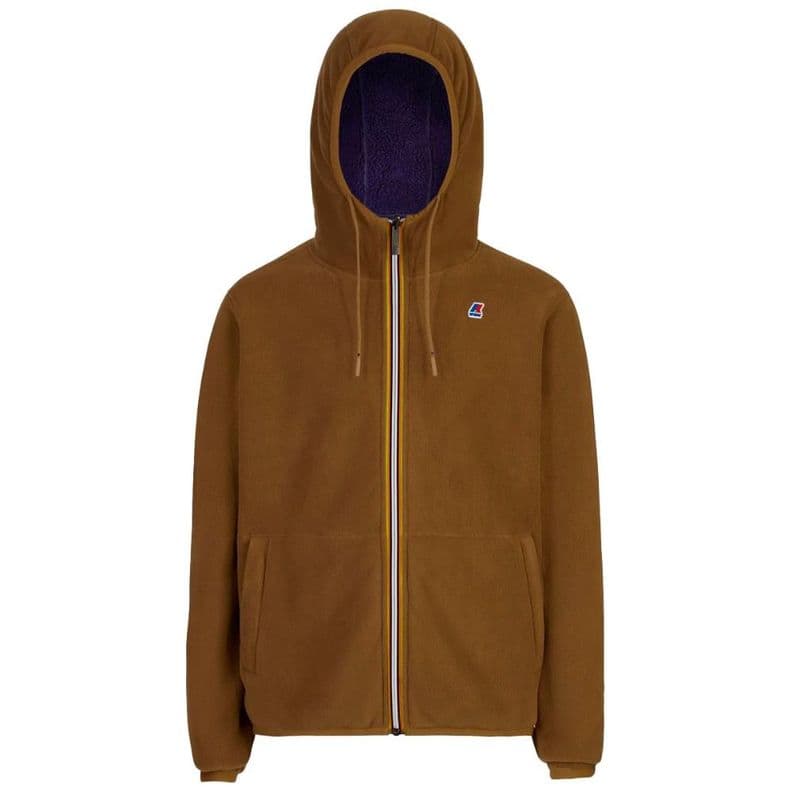 Chaqueta Jacques Polar Reversible Brown Blue Cafe XL