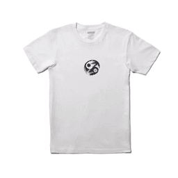 Polera Stance Opposites White Black Blanco L
