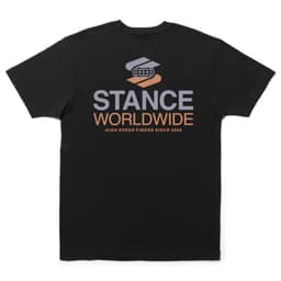 Polera Stance Worldwide Black Negro S