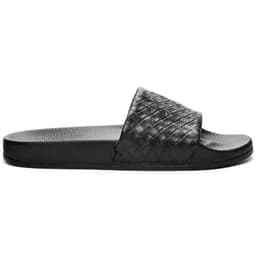 Sandalia 1908 Slides Woven Leather Black Superga Negro 36