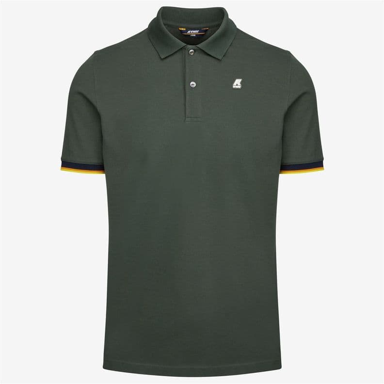 Polera K-Way Men Vincent Green Blackish Verde L