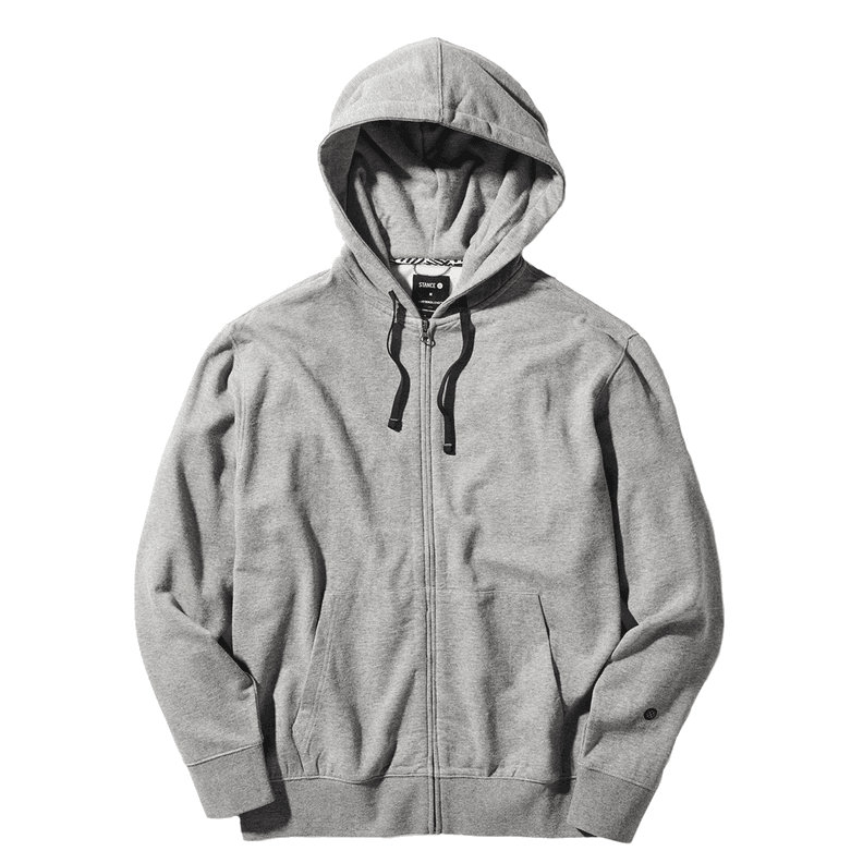 Poleron Stance Shelter Zip Black Negro XXL