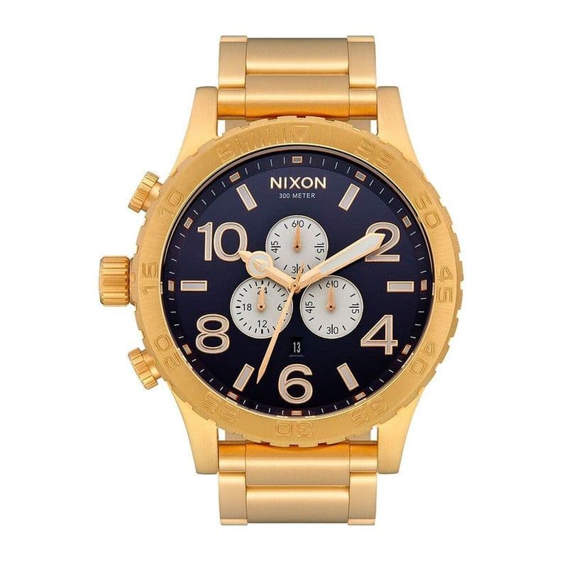 Reloj 51-30 Chrono Gold Indigo Nixon Amarillo