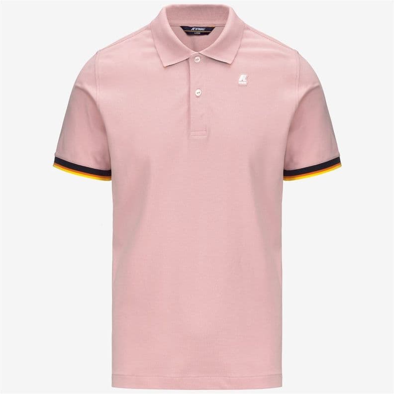 Polera K-Way Men Vincent Pink Ash Rosado M