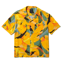 Camisa Stance Yoto Button Up Tropical Amarillo L