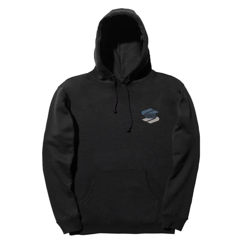 Poleron Hoodie Worldwide Black Negro S