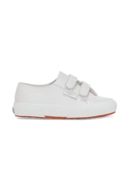 Zapatilla Kids 2750 Strap Vegan Faux Leather White Blanco 31