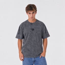Polera Colo-Colo Urbano Oversize "Eterno Campeon" Gris L