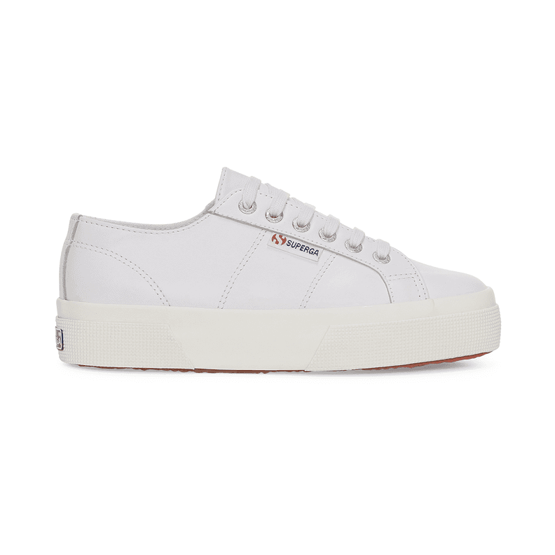 Zapatilla 2740 Platform Nappa White Silver Blanco 40