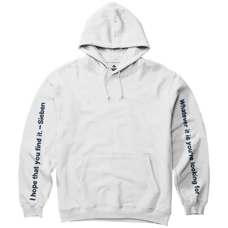 Poleron Hoodie x Michael Sieben White Blanco XL