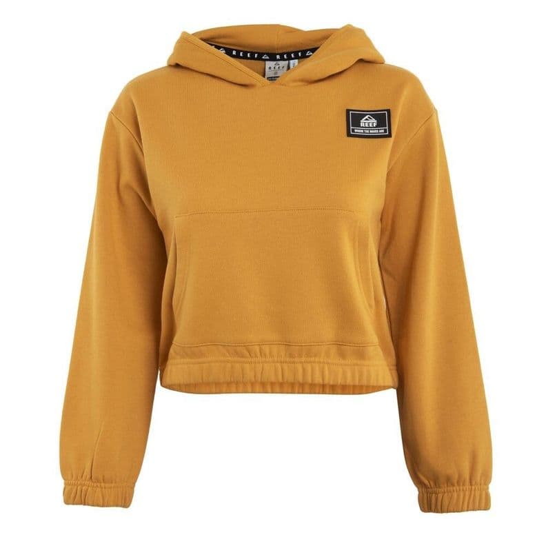 Poleron Kids Crop Top Mustard Amarillo 16