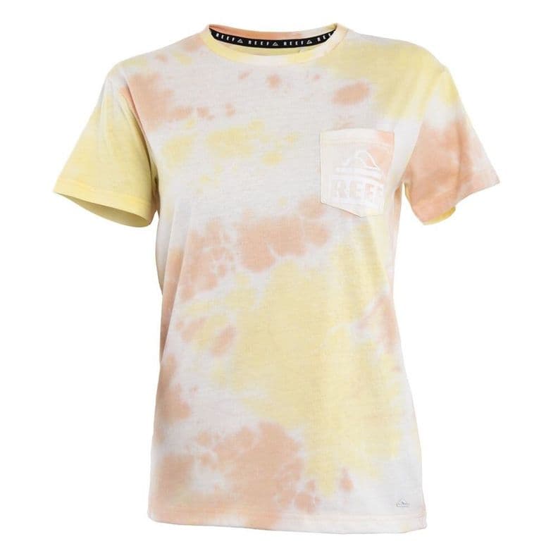 Polera Tie Dye Yellow Bolsillo Amarillo 16