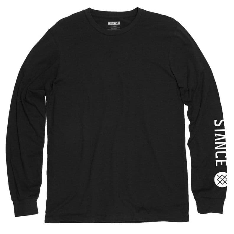 Polera Icon Long Sleeve Black Stance Negro XL